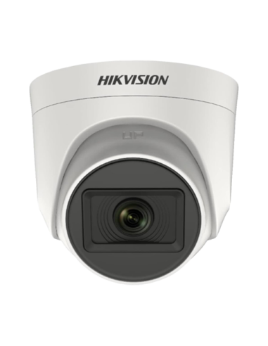 Camera Analog 5MP, lentila 2.8mm, IR 20m, AHD,TVI,CVI,CVBS, Mic - HIKVISION DS-2CE76H0T-ITPFS-2.8mm