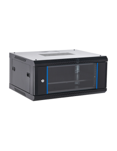 Rack perete 4U 19'' 600x450, capacitate incarcare 60 Kg, negru - ASYTECH Networking ASY-4U-6045WL