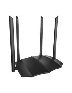Router WiFi 5 (802.11ac) DualBand 2.4/5GHz, 300+867Mbps, 4x6dBi, 4 porturi Gigabit - TENDA TND-AC8