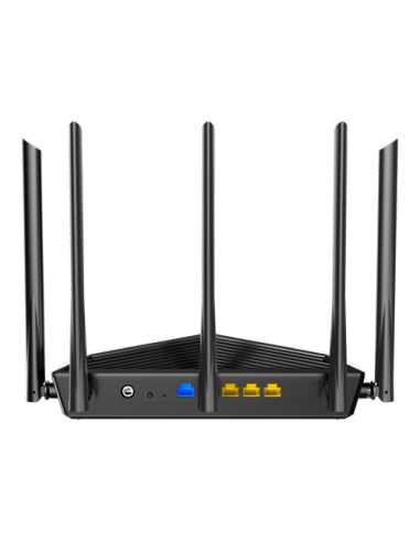 Router Wi-Fi 6e, AX5700 TriBand 2.4/5GHz/6GHz, 861+2402+2402 Mbps, 5x6dBi, 4 x Gigabit - TENDA TND-RX27-PRO
