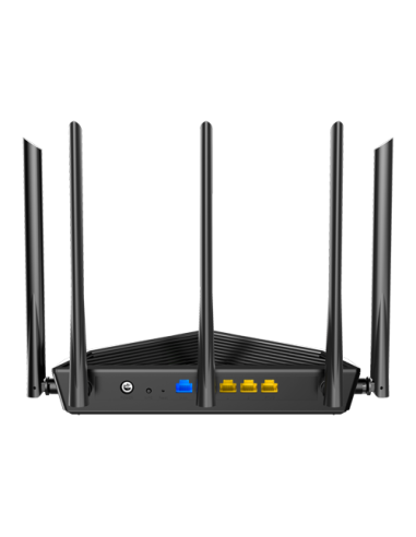Router Wi-Fi 6e, AX5700 TriBand 2.4/5GHz/6GHz, 861+2402+2402 Mbps,  5x6dBi, 4 x Gigabit - TENDA TND-TX27-PRO