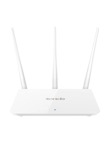 Router Wi-Fi 4, 2.4Ghz - 300Mbps, 3x5dBi, 4x 10/100 Mbps - TENDA TND-F3-V30