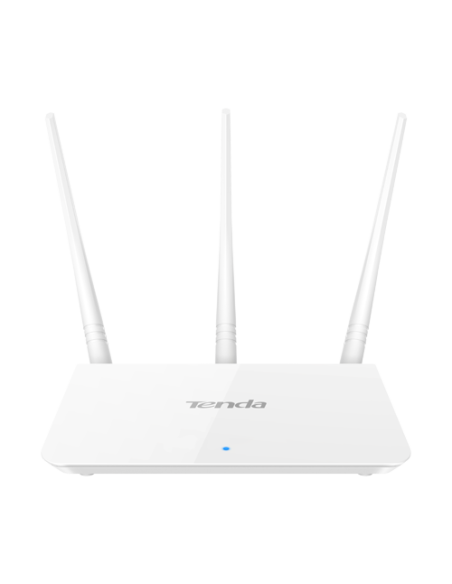 Router Wi-Fi 4, 2.4Ghz - 300Mbps, 3x5dBi, 4x 10/100 Mbps - TENDA TND-F3-V30