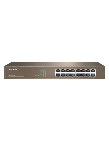 Switch 16 porturi Gigabit rackmount 1U - TENDA TND-TEG1016D