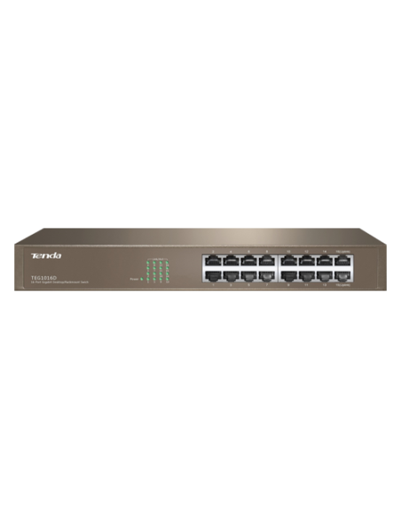 Switch 16 porturi Gigabit rackmount 1U - TENDA TND-TEG1016D