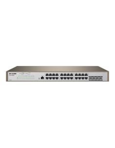 Switch 24 porturi Gigabit, 4 porturi SFP Gigabit, 1 port RJ45 consola, Management, 1U - IP-COM PRO-S24 2