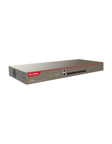 Switch 8 porturi SFP+ 10 Gbps, 2 porturi gestionare, management, 1U - IP-COM X5308F