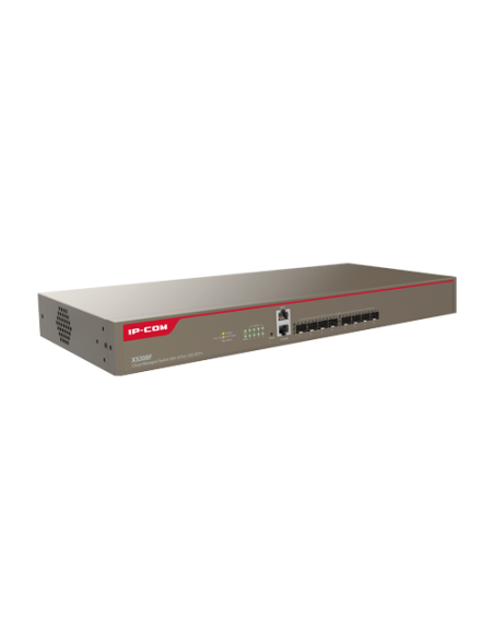 Switch 8 porturi SFP+ 10 Gbps, 2 porturi gestionare, management, 1U - IP-COM X5308F