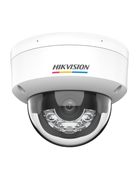 ColorVu, Dual Light - Camera IP, 6MP, lentila 2.8mm, IR 30m, WL 30m, Mic, PoE, IK08 - HIKVISION DS-2CD1167G2H-LIU-2.8mm