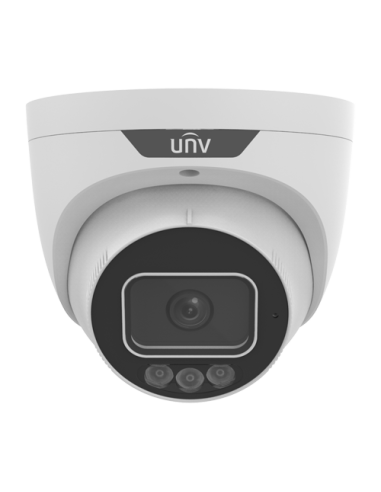 ColorHunter - Camera IP, 8MP, lentila 2.8mm, IR 30m, WL 30m,  Audio, Alarma, PoE - UNV IPC3638SS-ADF28KMC-I1