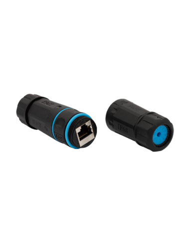 Cupla RJ45 prelungire cablu exterior UTP/FTP CAT6, IP68 RJ45-CON-CAT6-IP68