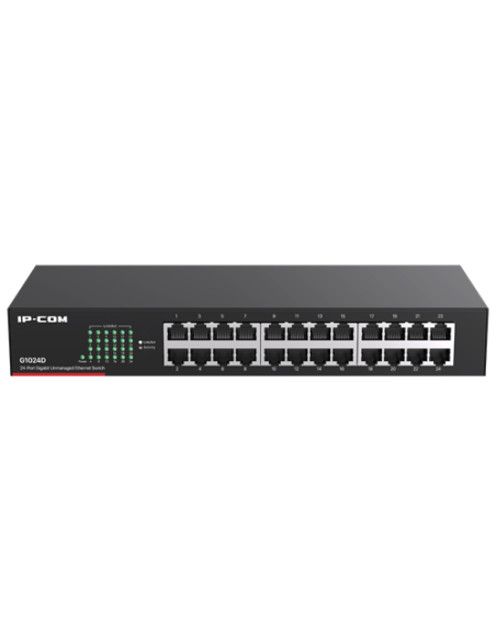 Switch 24 porturi Gigabit, Unmanaged, 1U - IP-COM G1024D