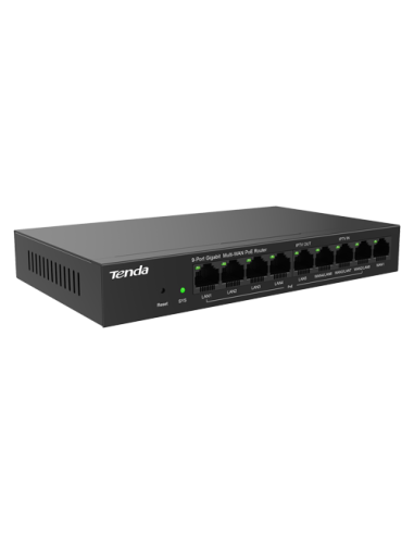 Router 8 porturi PoE+, 1 port WAN, Gigabit, Web Management - TENDA TND-G0-8G-POE