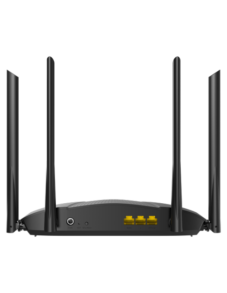 Router Wi-Fi 6, DualBand 2.4Ghz/5GHz, 574+2402Mbps, 4x6dBi, 3 porturi Gigabit - TENDA TND-TX12