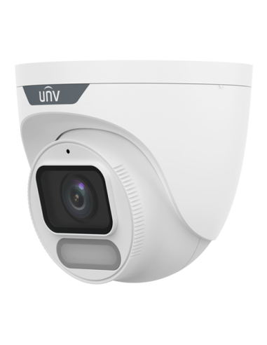 Camera IP 4MP, Wise-ISP, ColorHunter, lentila 2.8mm, WL 30m, Mic, color 24/7 - UNV IPC3624LE-ADF28K-WP
