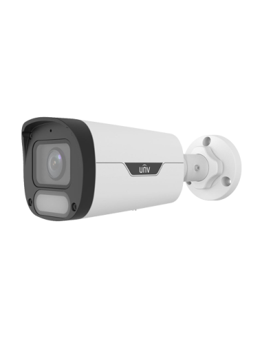 Camera IP Wise-ISP 4MP, tip bullet, lentila 2.8mm, WL 30m, Mic, Color 24/7 - UNV IPC2314LE-ADF28KM-WP