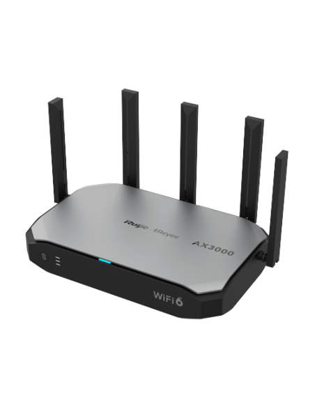 Router Wi-Fi 6, AX3000 Dual Band, 5 x RJ45 1G, Multi-WAN, Cloud Management - Ruijie Reyee RG-EG105GW-X