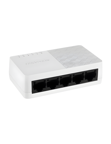 Switch L2, 5 x RJ45 10/100 Mbps, Unmanaged - HIKVISION DS-3E0105D-O