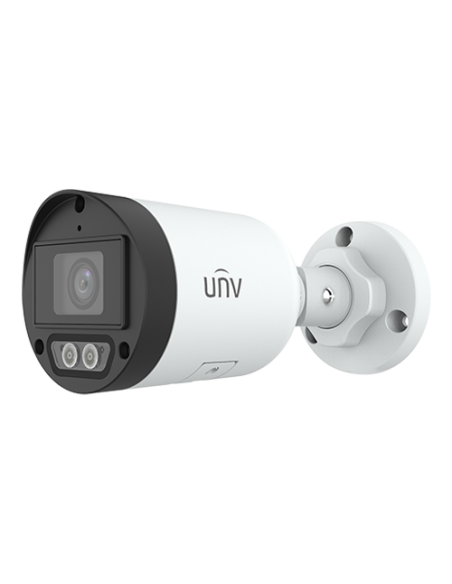 Camera IP ColorHunter Dual-Light, 4MP, lentila 2.8mm, IR 30m, WL 30m, Microfon, SDcard - UNV IPC2124LB-AF28K-DL