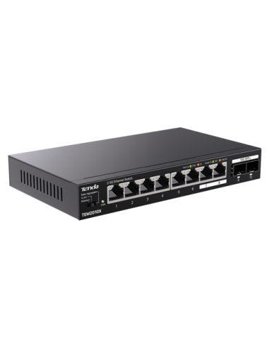 Switch 8 x RJ45 2.5G, 2 x SFP+ 10G - TENDA TND-TEM2010X