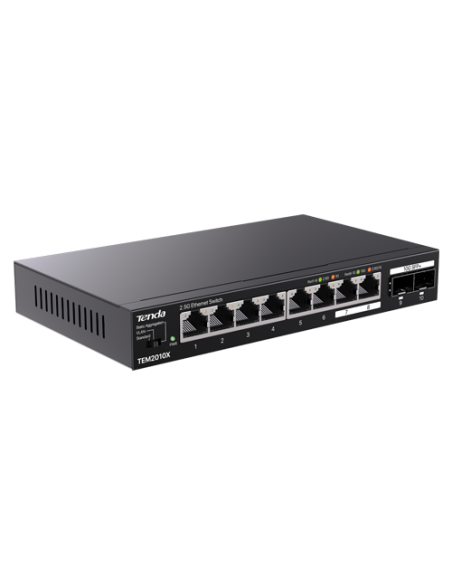Switch 8 x RJ45 2.5G, 2 x SFP+ 10G - TENDA TND-TEM2010X