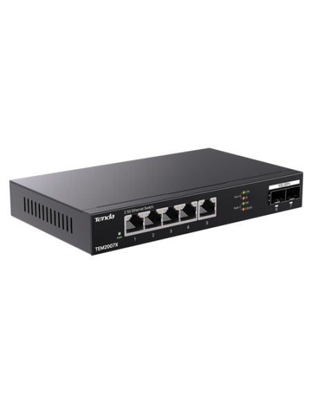 Switch 5 x RJ45 2.5G, 2 x SFP+ 10G - TENDA TND-TEM2007X