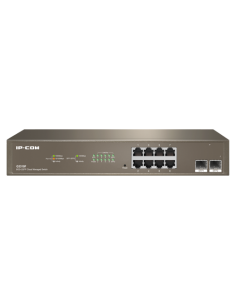 Switch 8 x RJ45 Gigabit, 2 x SFP Gigabit Uplink, Cloud Management - IP-COM G3310F