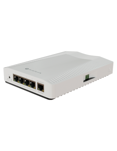 Router 4 porturi 10G, 1 port 1G, sina DIN - MikroTik CRS304-4XG-IN
