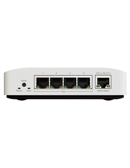 Router 4 porturi 10G, 1 port 1G, sina DIN - MikroTik CRS304-4XG-IN
