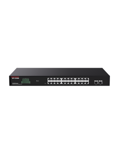 Switch 24 porturi RJ45 Gigabit, 2 porturi SFP Gigabit, Cloud Management - IP-COM G2226F