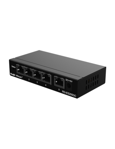 Switch L2, 5 x RJ45 1G, Cloud Management - Ruijie Reyee RG-ES205GC