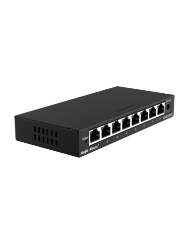 Switch L2, 8 x RJ45 1G, Cloud Management - Ruijie Reyee RG-ES208GC