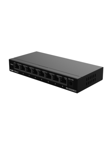 Switch L2, 8 x RJ45 1G, Cloud Management - Ruijie Reyee RG-ES208GC