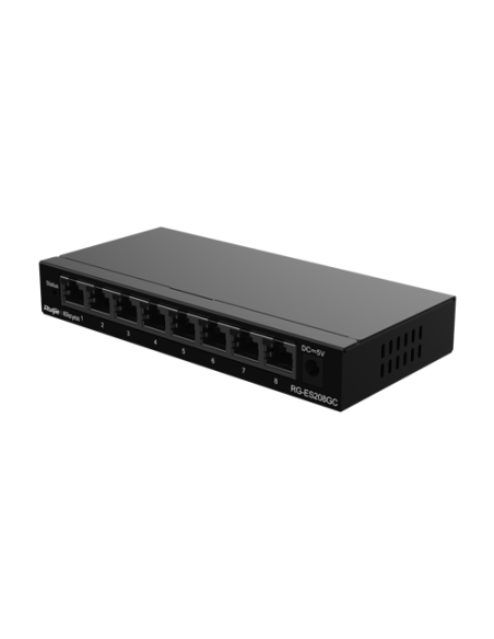 Switch L2, 8 x RJ45 1G, Cloud Management - Ruijie Reyee RG-ES208GC