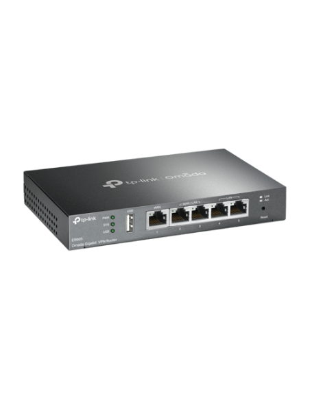 Router VPN Gigabit 1 x RJ45 WAN, 2 x RJ45 LAN/WAN, 2 x RJ45 LAN, 1 x USB - TP-Link Omada ER605