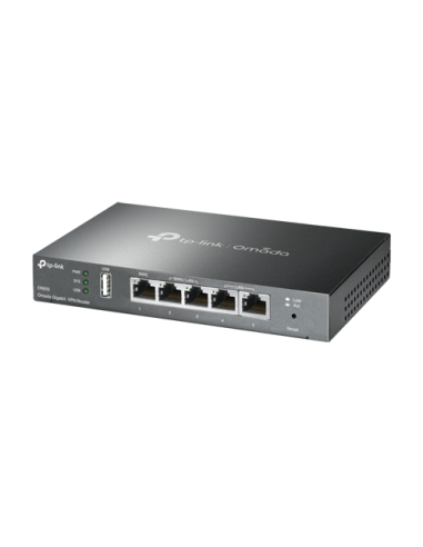Router VPN Gigabit 1 x RJ45 WAN, 2 x RJ45 LAN/WAN, 2 x RJ45 LAN, 1 x USB - TP-Link Omada ER605