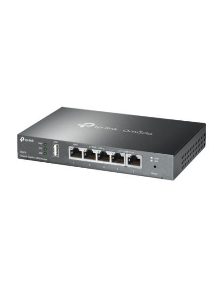 Router VPN Gigabit 1 x RJ45 WAN, 2 x RJ45 LAN/WAN, 2 x RJ45 LAN, 1 x USB - TP-Link Omada ER605