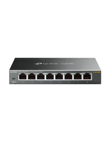 Switch L2, 8 x RJ45 1G, Easy Smart Management - TP-Link TL-SG108E