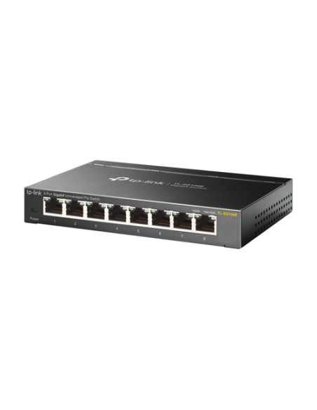 Switch L2, 8 x RJ45 1G, Easy Smart Management - TP-Link TL-SG108E