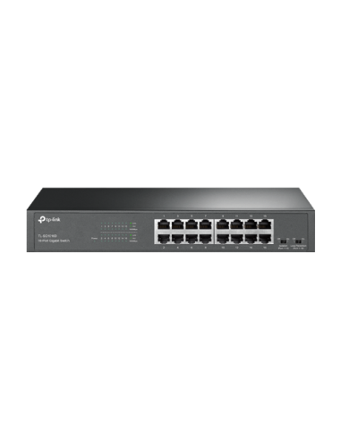 Switch L2, 16 x RJ45 1G, Unmanaged - TP-Link TL-SG1016D