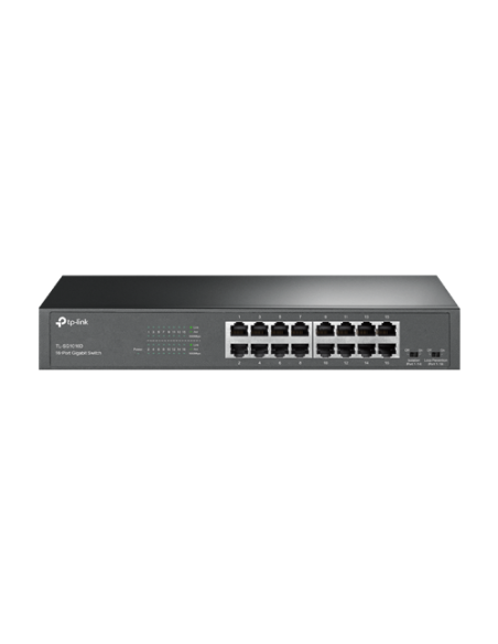 Switch L2, 16 x RJ45 1G, Unmanaged - TP-Link TL-SG1016D