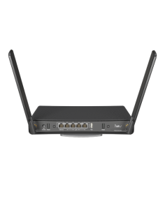 hAP acÂ³, 5 x Gigabit, 1 x PoE, 802.11b/g/n 2.4Ghz, 802.11ac 5Ghz, antene externe 3dBi 2.4GHz, 5.5dBi 5GHz - MikroTik RBD53iG