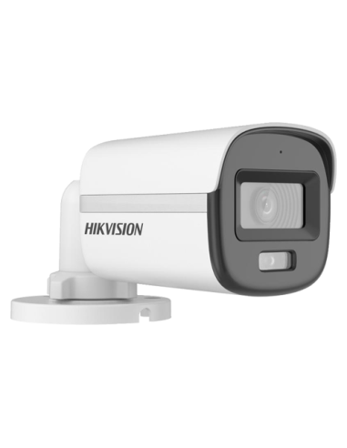 ColorVu, Dual Light -Camera analog 3K, lentila 2.8mm, IR 20m, WL 20m, TVI/AHD/CVI/CVBS, Mic., IP67 - HIKVISION DS-2CE10KF0T-LFS