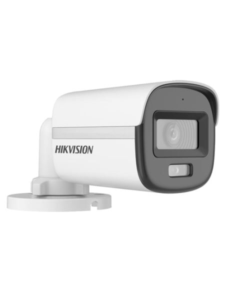 ColorVu, Dual Light -Camera analog 3K, lentila 2.8mm, IR 20m, WL 20m, TVI/AHD/CVI/CVBS, Mic., IP67 - HIKVISION DS-2CE10KF0T-LFS
