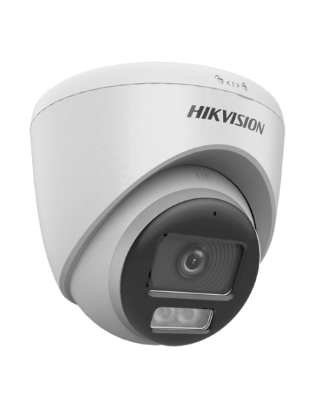 ColorVu, Dual Light -Camera analog 3K, lentila 2.8mm, IR 40m, WL 40m, TVI/AHD/CVI/CVBS, Mic., IP67 - HIKVISION DS-2CE72KF0T-LFS
