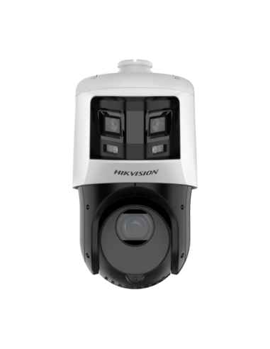 TandemVu, DarkFighter, ColorVu - Camera IP, 6MP, lentila 2.8mm si 4.8~120mm, 25X, WL 30m, IR 100m, Alarma, PoE+ - HIKVISION DS
