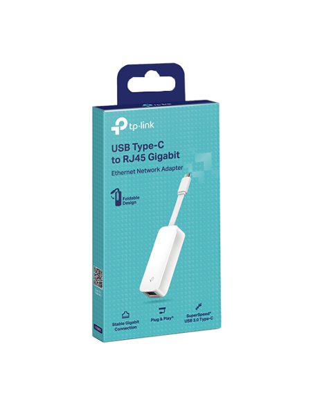 Adaptor retea TP-Link UE300C, Type-C la RJ45 Gigabit Ethernet UE300C