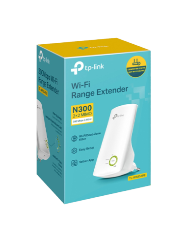 Wireless Range Extender Wi-Fi TP-LINK TL-WA854RE, 300Mbps, LED control - TP-LINK TL-WA854RE