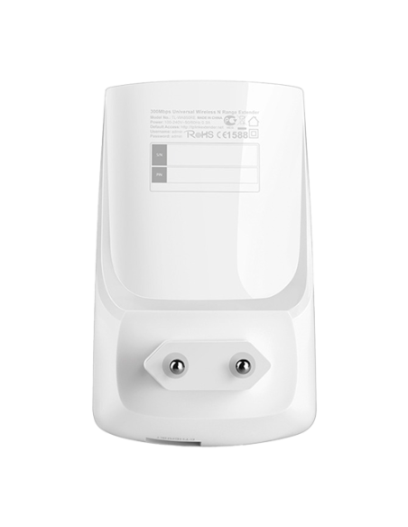 Wireless Range Extender TP-LINK TL-WA850RE, 300 Mbps, control LED TL-WA850RE