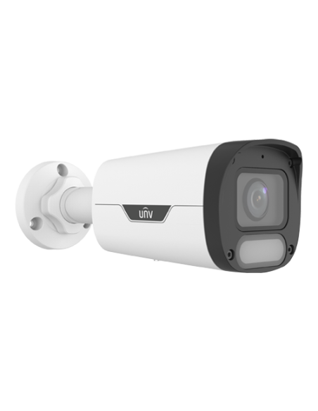 Camera IP Wise-ISP, ColorHunter, 8MP, lentila 2.8mm, WL 30M, Mic, PoE, color 24/7 - UNV IPC2318LE-ADF28KM-WP